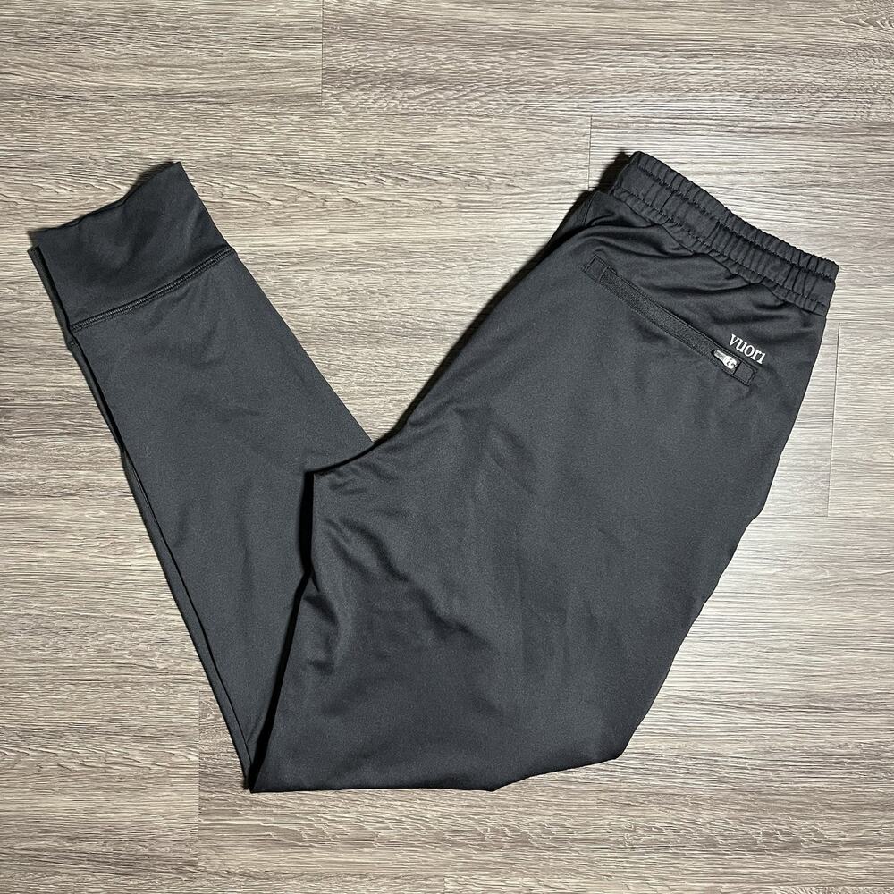 Vuori Sunday Performance Jogger Mens M Black Stretch Gym Pants V416-30 EUC